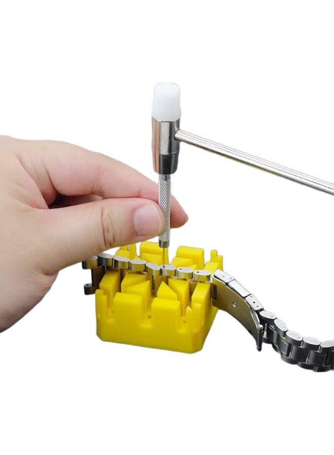 Dipple أداة ضبط الساعة، أداة إزالة حزام الساعة، أداة تفكيك حزام الساعة، أداة ضبط سلسلة الساعة، أداة إزالة الحزام الفولاذي العالمية، مجموعة أدوات ضبط الساعة المكونة من أربعة قطع - Image 2