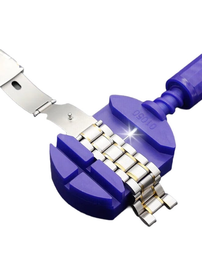 Dipple أداة ضبط الساعة، أداة إزالة حزام الساعة، أداة تفكيك حزام الساعة، أداة ضبط سلسلة الساعة، أداة إزالة الحزام الفولاذي العالمية، مجموعة أدوات ضبط الساعة المكونة من أربعة قطع - Image 1