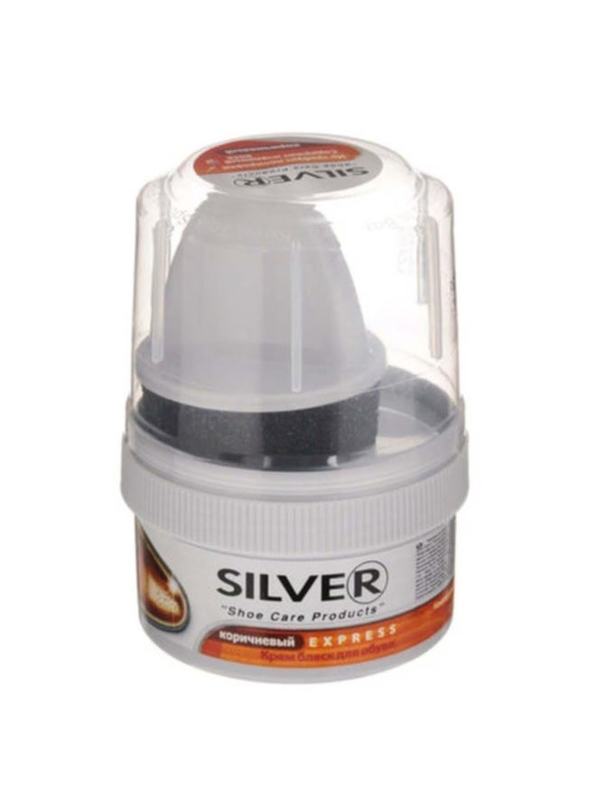 Silver Express Shoe Cream Brown 50 ML - Image 2