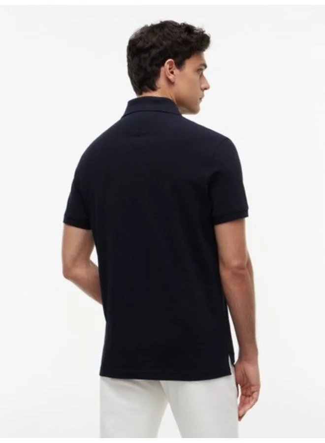 Tommy Hilfiger Desert Sky 1985 Collection Flag Embroidery Regular Fit Polo Shirt for Men | Best Price UAE