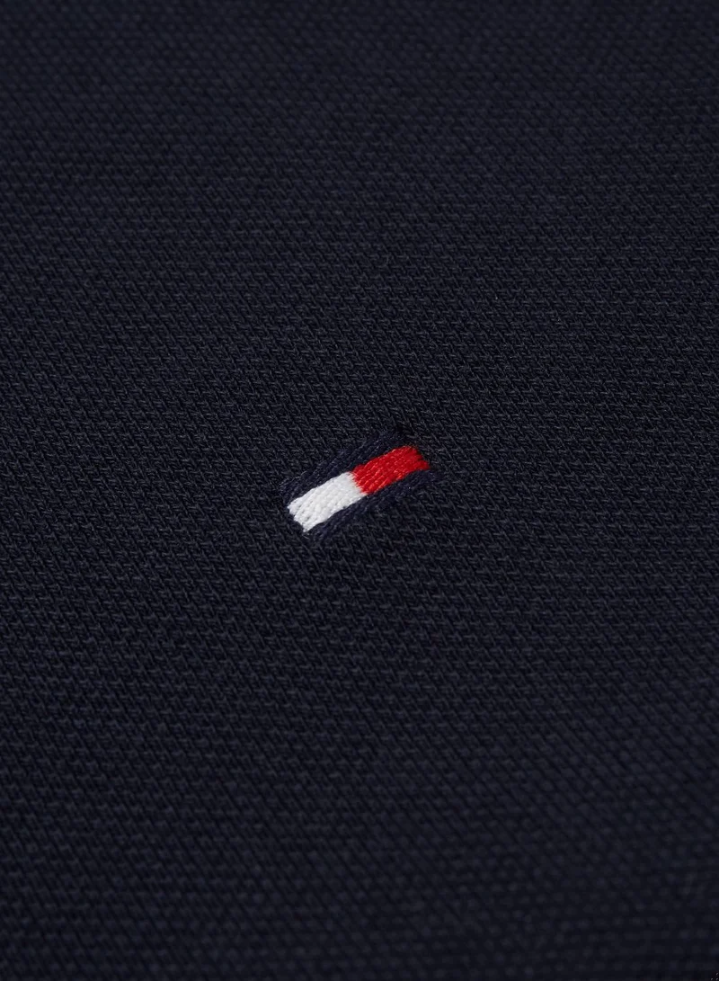 Tommy Hilfiger Desert Sky 1985 Collection Flag Embroidery Regular Fit Polo Shirt for Men | Best Price UAE
