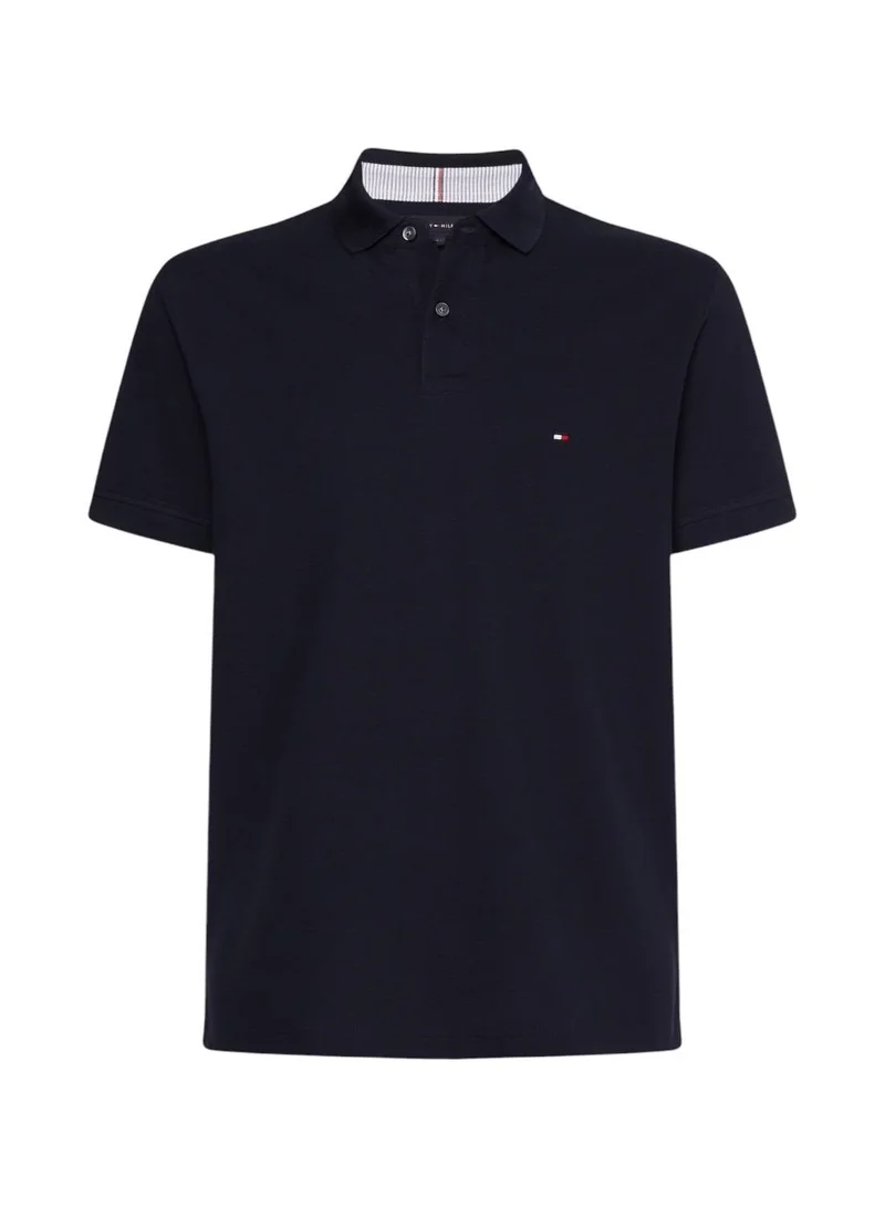 Tommy Hilfiger Desert Sky 1985 Collection Flag Embroidery Regular Fit Polo Shirt for Men | Best Price UAE