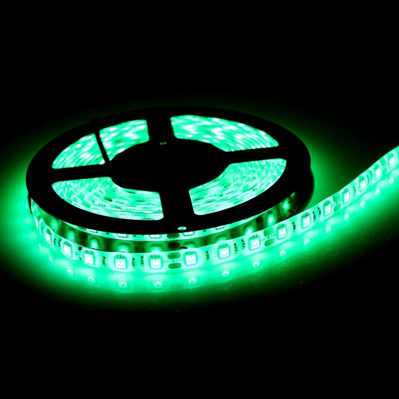 SUPERNIGHT Green LED Light Strip, 16.4ft Bright Green LED Tape Lights, 300 Units SMD 5050 LEDs, IP65 Waterproof Flexible Rope Lights for Room, Kitchen, Under Cabinet Lighting, Party - Image 2