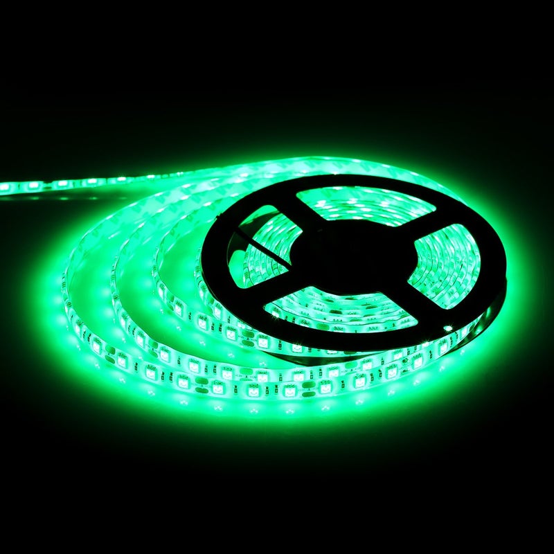 SUPERNIGHT Green LED Light Strip, 16.4ft Bright Green LED Tape Lights, 300 Units SMD 5050 LEDs, IP65 Waterproof Flexible Rope Lights for Room, Kitchen, Under Cabinet Lighting, Party - Image 1