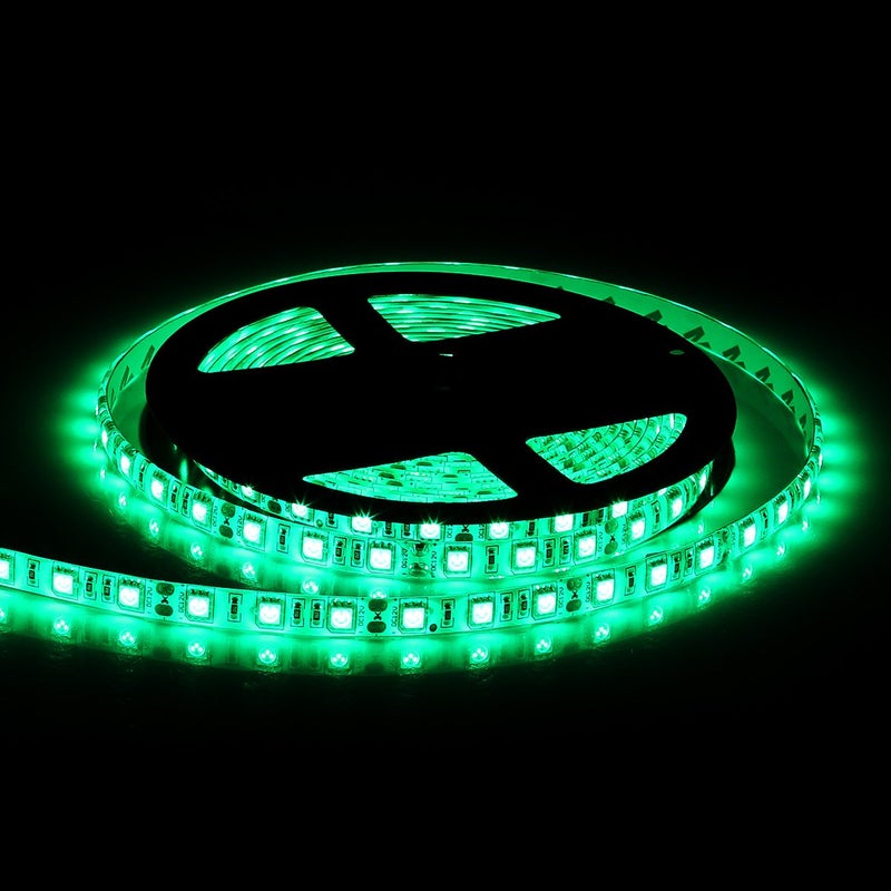 SUPERNIGHT Green LED Light Strip, 16.4ft Bright Green LED Tape Lights, 300 Units SMD 5050 LEDs, IP65 Waterproof Flexible Rope Lights for Room, Kitchen, Under Cabinet Lighting, Party - Image 5