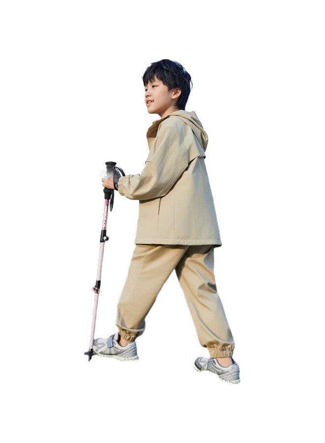 Toread Children'S Hiking Poles, Outdoor Extendable Carbon Fiber Walking Sticks, Trekking And Climbing Equipment, Ultra-Light Cane, Dream Pink - Image 1