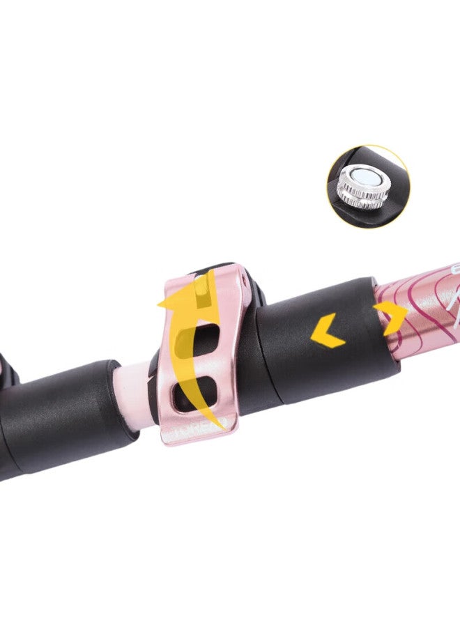 Toread Children'S Hiking Poles, Outdoor Extendable Carbon Fiber Walking Sticks, Trekking And Climbing Equipment, Ultra-Light Cane, Dream Pink - Image 2