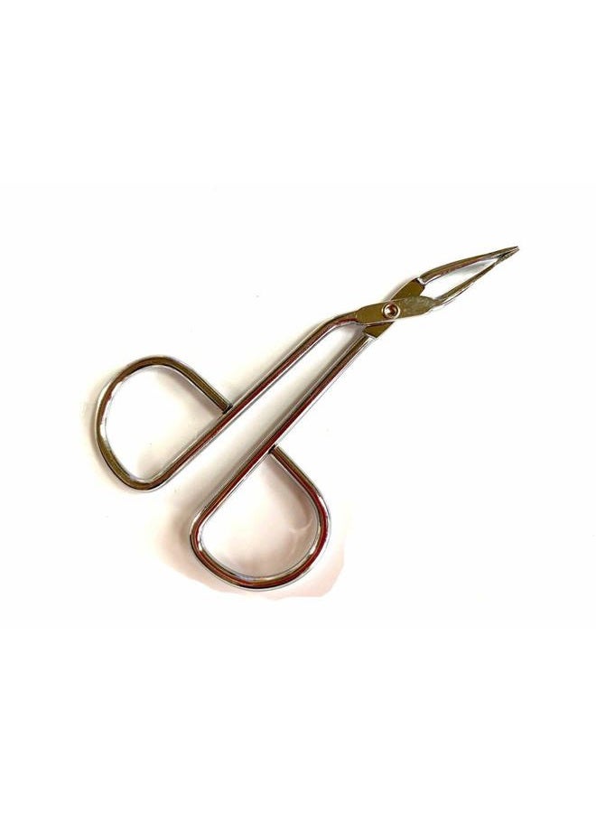 MedTool Eyebrow Tweezers,Stainless Steel Scissors Shaped Eyebrow Straight Tip Tweezers Clip