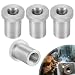 OywhC WeldOn Nut1213 Thread Long Threaded Stepped Female Weld Nut Steel Chassis Mount Tab Pack of 4 - Image 2