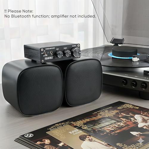 Saiyin Passive Bookshelf Speakers for Home Theater Surround Sound System, Stereo Speaker with Waterproof and Wall-mounting Kit, Needs Amplifier or Receiver to Operate, One Pair - Image 5