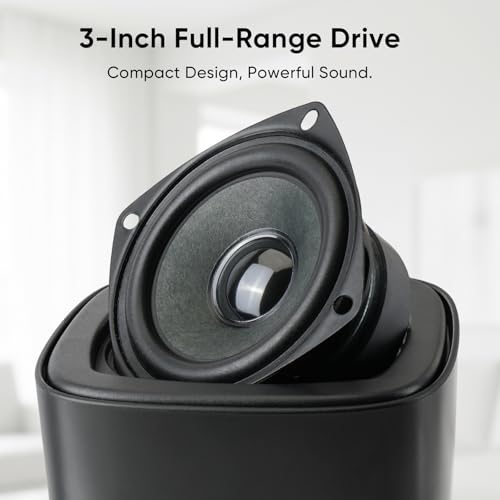 Saiyin Passive Bookshelf Speakers for Home Theater Surround Sound System, Stereo Speaker with Waterproof and Wall-mounting Kit, Needs Amplifier or Receiver to Operate, One Pair - Image 2