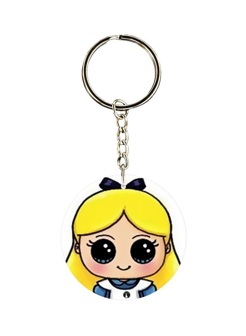 Cartoon Printed Keychain