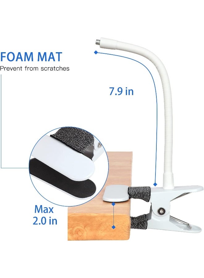 اي تودوس Flexible Baby Monitor Mount Compatible with HelloBaby HB65/HB6550/HB6558/HB66/HB248, ANMEATE SM935E/SM650 Baby Monitor, Baby Camera Mount, Baby Monitor Clip Mount Without Tools or Wall Damage - Image 5