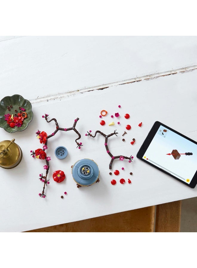 LEGO LEGO Icons Plum Blossom Flower Decor Display Set 10369 Building Toy Set (327 Pieces) - Image 4