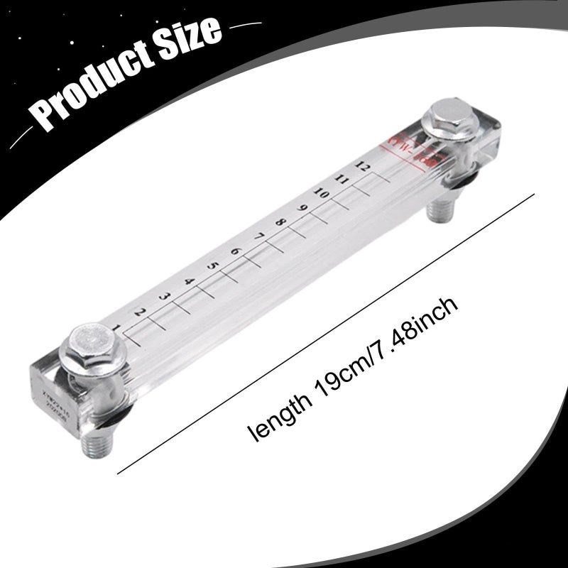 Qianly Acrylic Oil Level Gauge Model 127 Transparent Construction Oil Tank Level Indicator Measuring Tool - Image 4