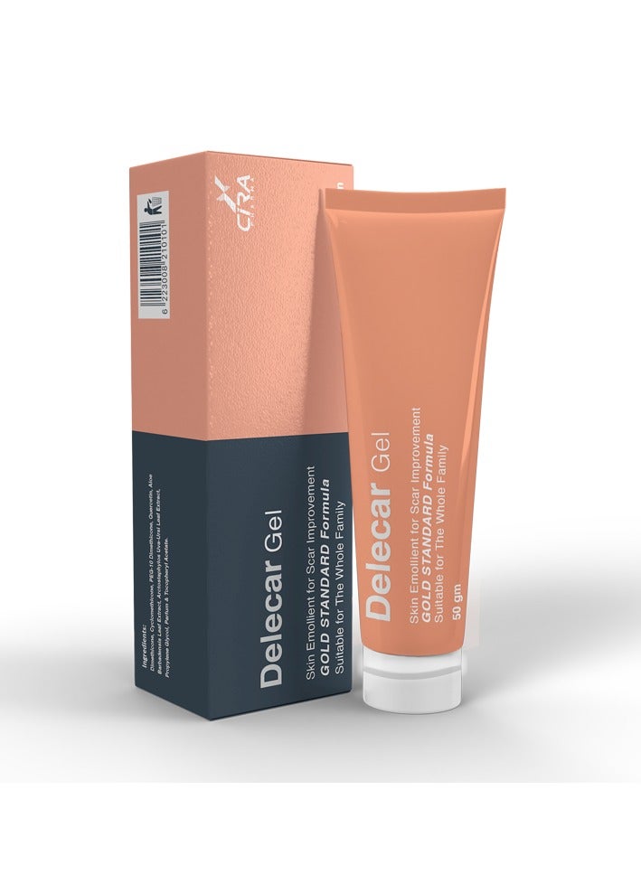 CIRA Delecar Gel – For scar appearance improvement and skin care – 50 gm - Image 1