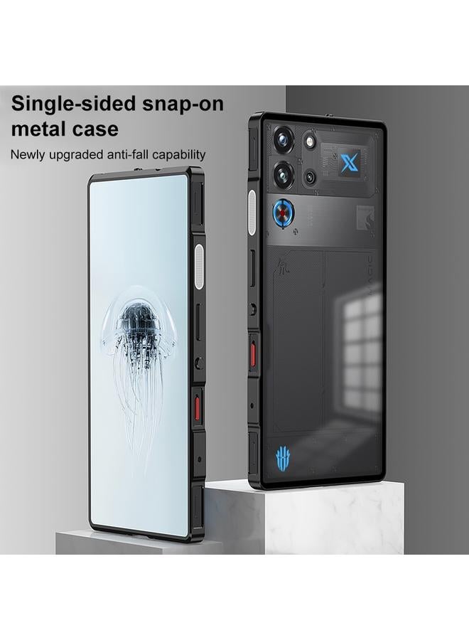 erorex Case For ZTE nubia Red Magic 10 Pro / 10 Pro+ Snap Buckle Metal Frame Frosted Phone Case - Image 3