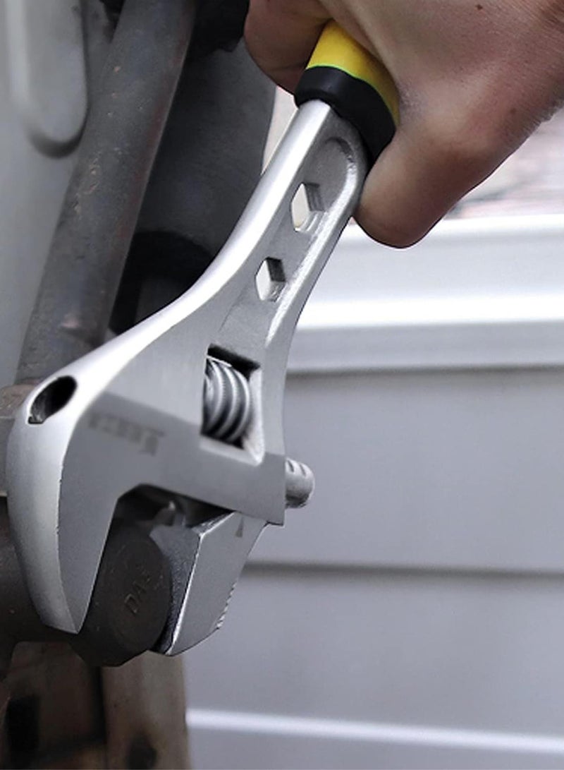 GGOOT Wrench Adjustable Wrench Screwdriver Pliers 4-piece Set Multi-function Wrench Set Universal Large Opening Hardware Tools with Movable Mouth Universal Wrench Wrench Adjustable - Image 2