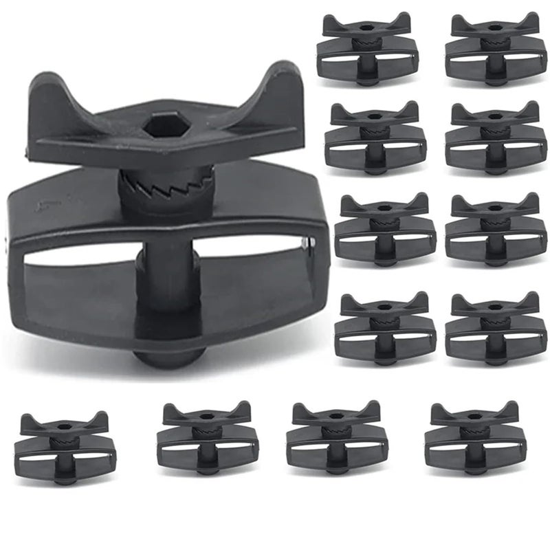 مشد أسلاك السياج الكهربائي المحمول 12 قطعة مشدات شريطية - Image 3