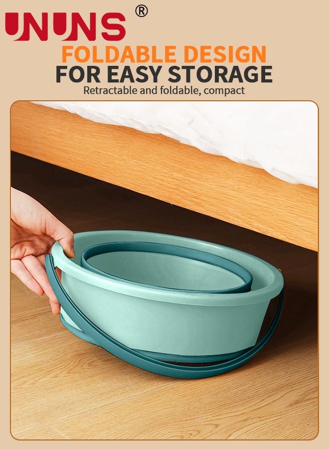 UNUNS Mini Portable Washing Machine,5L Foldable Washer Bucket,Small Collapsible Automatic Underwear Washing Machine For Clothes Laundry,Camping,RV,Travel,Small Spaces,Apartment - Image 3