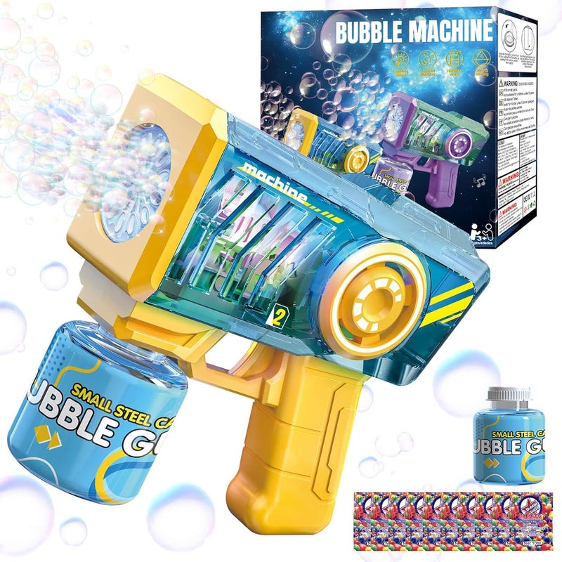 Beria Bubble Gun Toy Kids Bubble Machine Bubble Toy (Blue) - Image 1