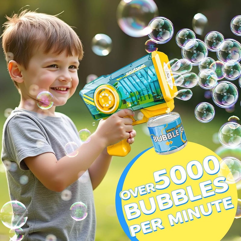 Beria Bubble Gun Toy Kids Bubble Machine Bubble Toy (Blue) - Image 3