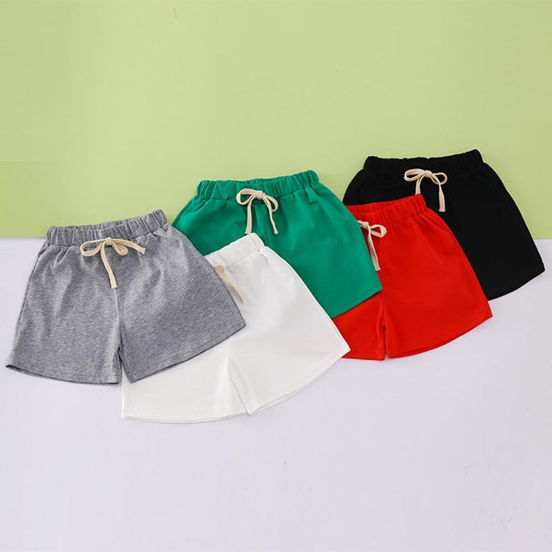 loyboon Kids Baby Summer Shorts 5 Pack for Toddler Boy - Image 3