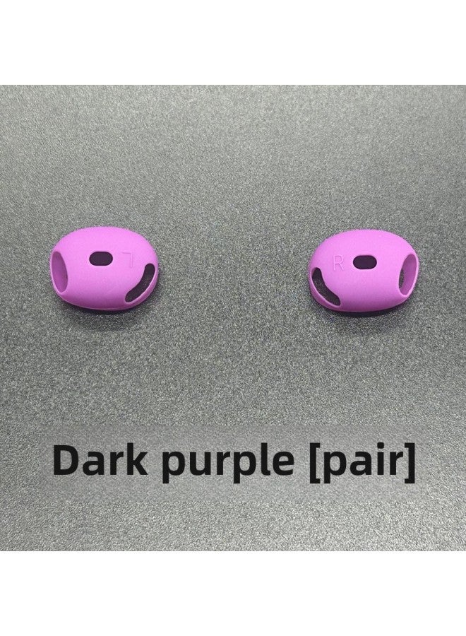 Suitable For Apple Airbuds4 Silicone Ear Cuffs Airbuds4 Anti-slip Headphone Protective Cover Apple Silicone Ear Cap-Color: Pair-Applicable Models:Airpods 4th Generation Anti-slip Earmuffs - Image 1