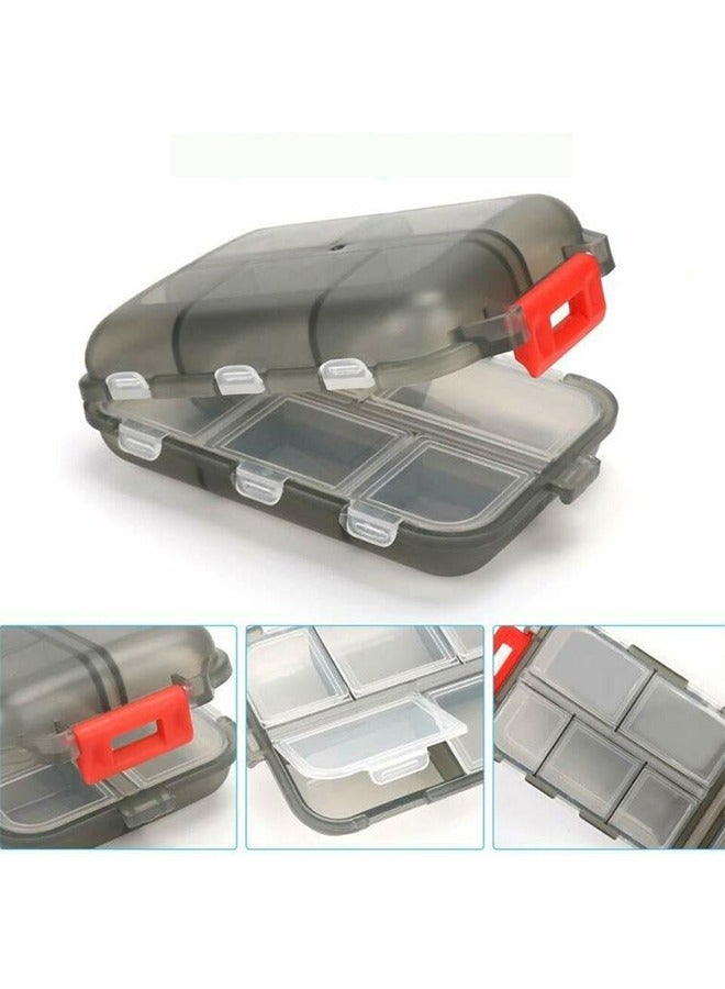 Ocean Pill case Travel Pill Organizer, Pill Box For Purse Vitamin Fish Oil 10 Compartments Container Medicine Box - Image 4