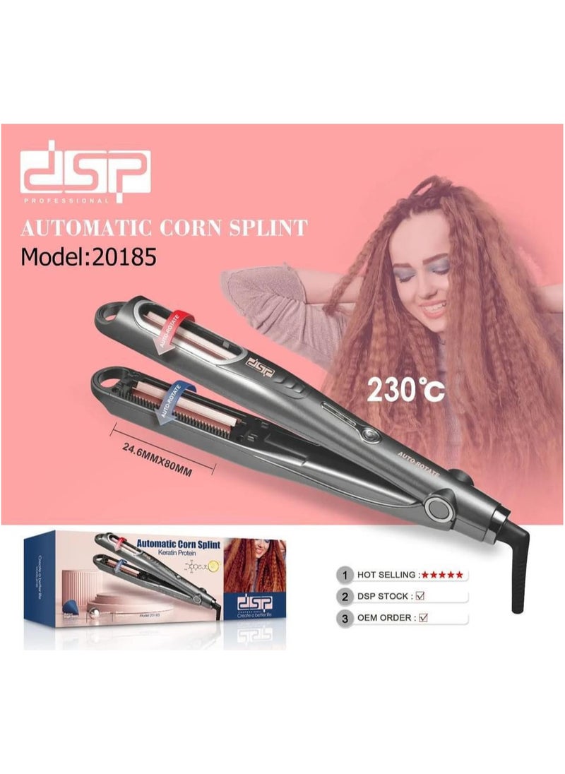 DSP DSP djustable temperature curler hair straightener with lcd display 