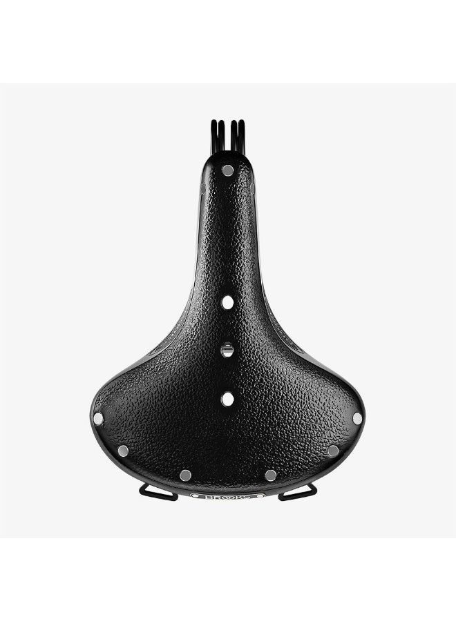 Brooks England B135 Vegetable-Tanned Leather Sprung Bike Saddle for Upright Riding, Black - Image 2