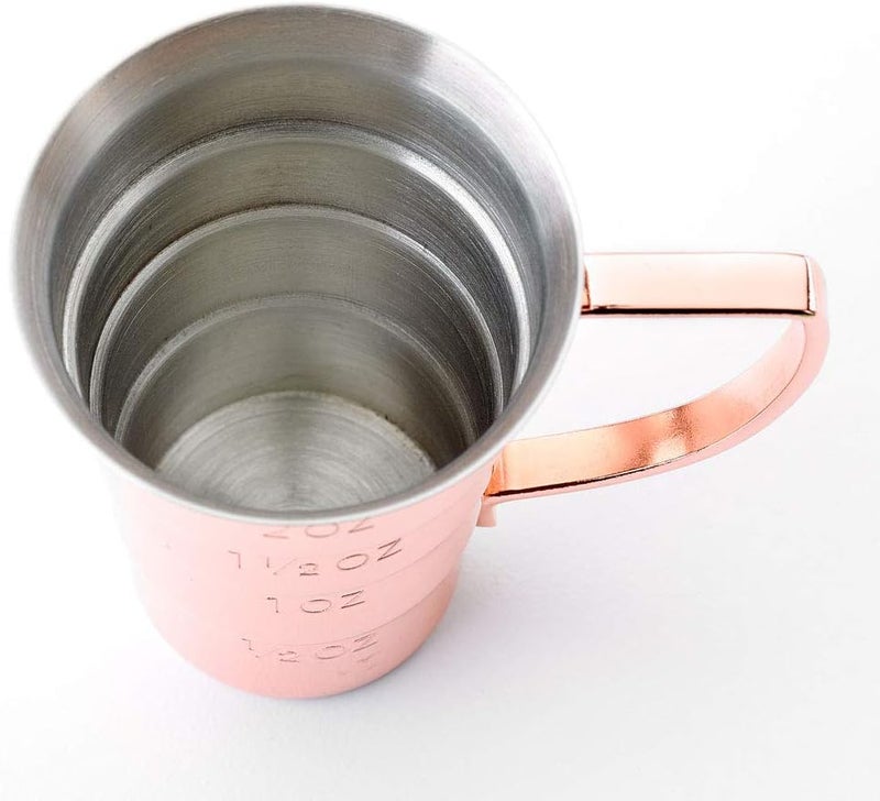 BARFLY M37108CP Drink Jigger, 2 oz, Copper w/Handle - Image 5
