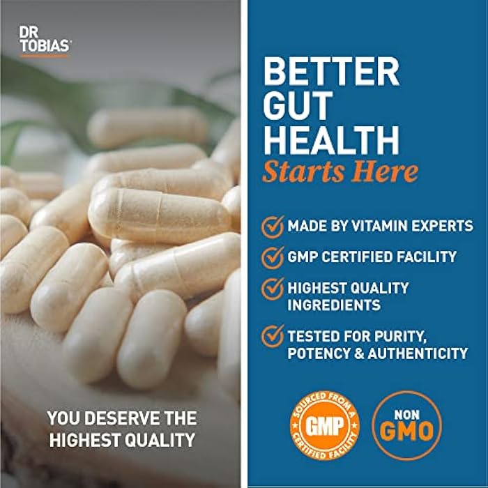 Dr. Tobias Probiotics for Women, 5 Billion CFUs Plus Prebiotics & Cranberry Extract for Urinary Tract Health for Women, Supports Digestive & Immune Health, 60 Capsules, 30 Servings - Image 5