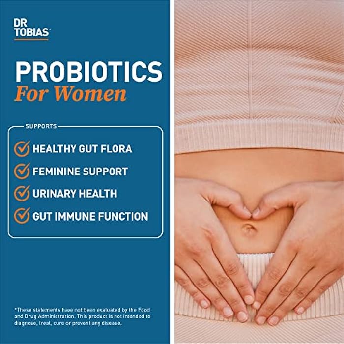 Dr. Tobias Probiotics for Women, 5 Billion CFUs Plus Prebiotics & Cranberry Extract for Urinary Tract Health for Women, Supports Digestive & Immune Health, 60 Capsules, 30 Servings - Image 3