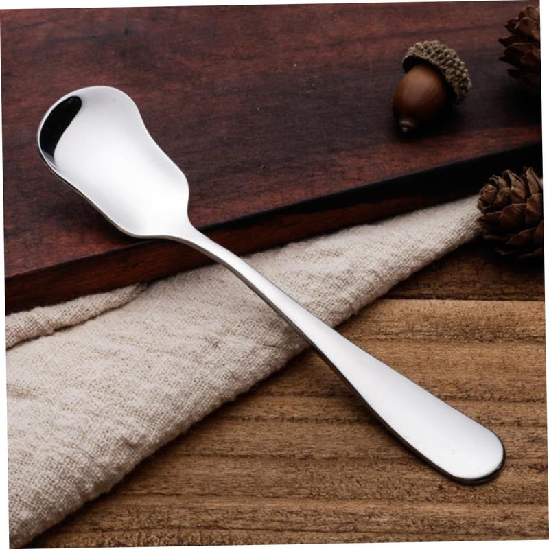 Stainless Steel Dessert Spoons Set of 3 for Ice Cream Sugar Cream Serving Home Restaurant - Image 5
