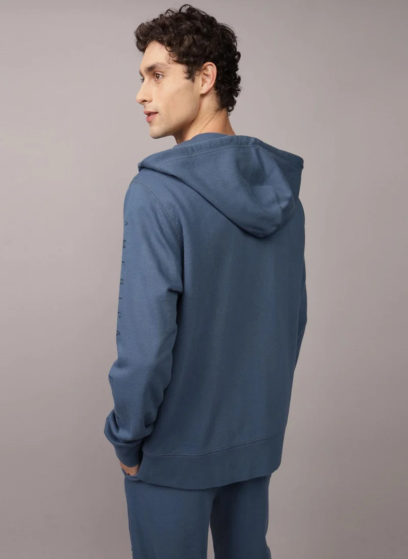 American Eagle 24/7 Graphic Drawstring Pullover Hoodie