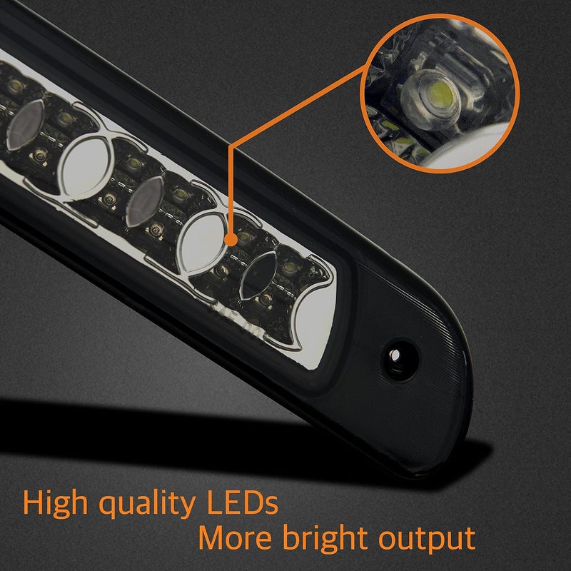 Cxdar ضوء الفرامل الثالث عالي التركيب LED من Cxdar لسيارة تويوتا تندرا 2000-2006 - عدسة دخانية - Image 3