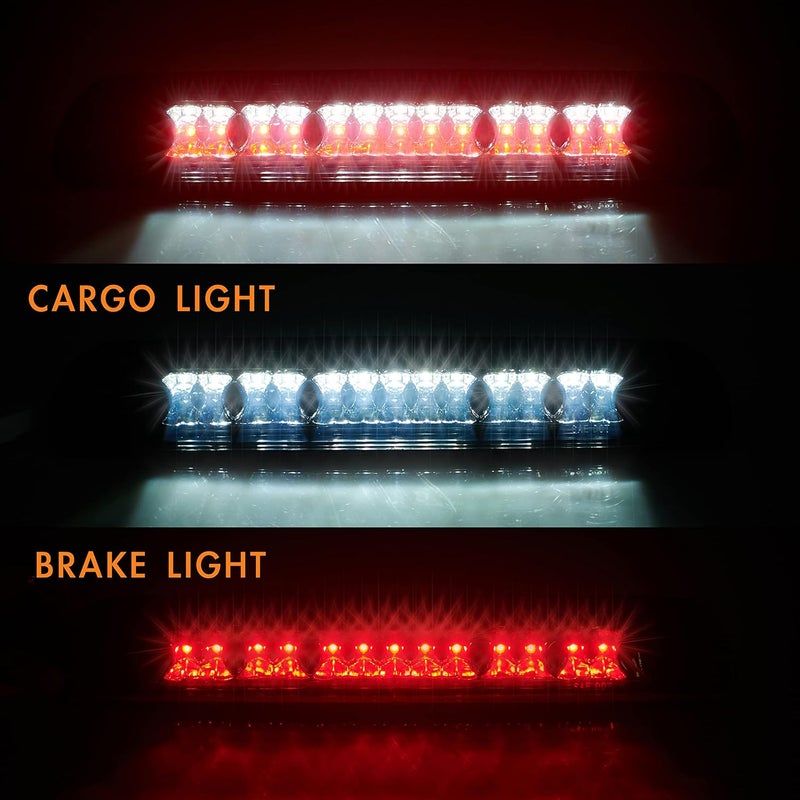 Cxdar ضوء الفرامل الثالث عالي التركيب LED من Cxdar لسيارة تويوتا تندرا 2000-2006 - عدسة دخانية - Image 4