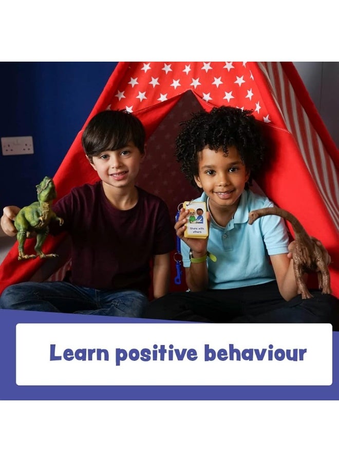 Amonev My Behaviour Cards 27 Flash Cards for Visual aid Special Ed, Speech Delay Non Verbal Children and Adults with Autism or Special Needs - Image 2