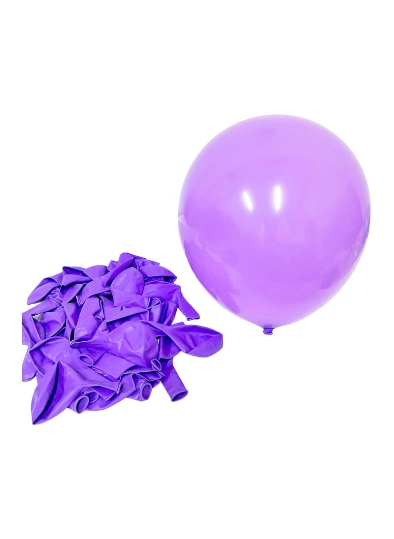 بارتي فن بالون معدني 12 بوصة بالون أرجواني 40 قطعة - Image 2