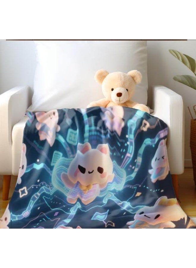 general Flannel thin blanket (warm and comfortable, suitable for sleep, gaming, dust removal and sandproof) 150cm*200cm - 1041 - Image 1