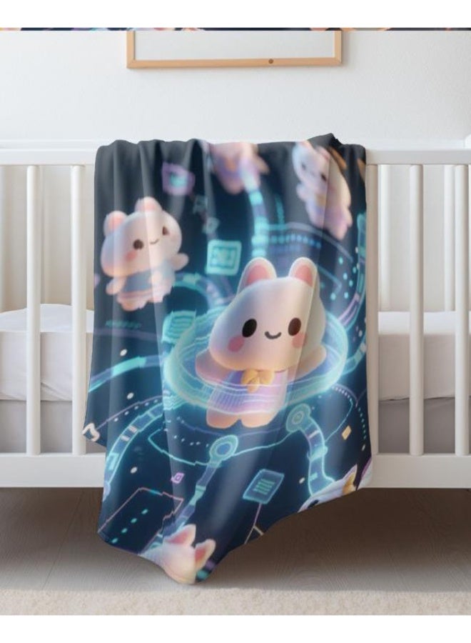 general Flannel thin blanket (warm and comfortable, suitable for sleep, gaming, dust removal and sandproof) 150cm*200cm - 1041 - Image 5