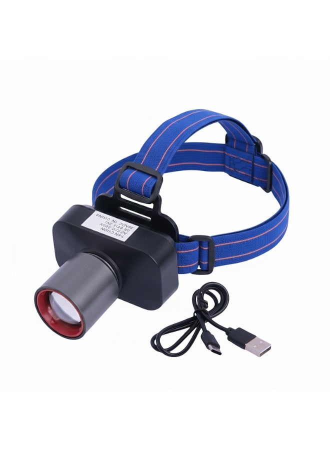 Rechargeable LED Headlamp HS-8059 with Type-C Charger – Compact Mini Head Lamp with Adjustable Brightness, Magnetic Base & Hands Free Design - Image 2
