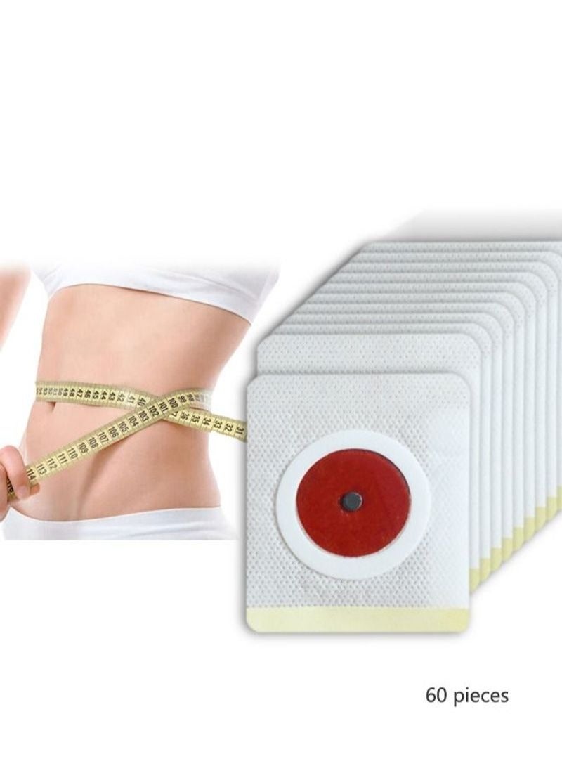 Slimming Navel Patch  Weight Loss Burn Fat Slimming Belly Button Patches (60 Pieces) - Image 1