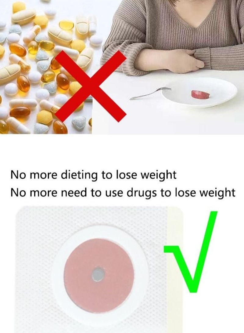 Slimming Navel Patch  Weight Loss Burn Fat Slimming Belly Button Patches (60 Pieces) - Image 2