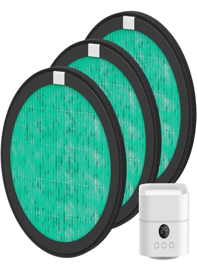 isingo 3 Pack Replacement Filters Compatible with HomBreez Air Purifier and Humidifier Combo (WG-03/WG-03-S/F-WG), 4-Stage Filtration System Filters - Image 1