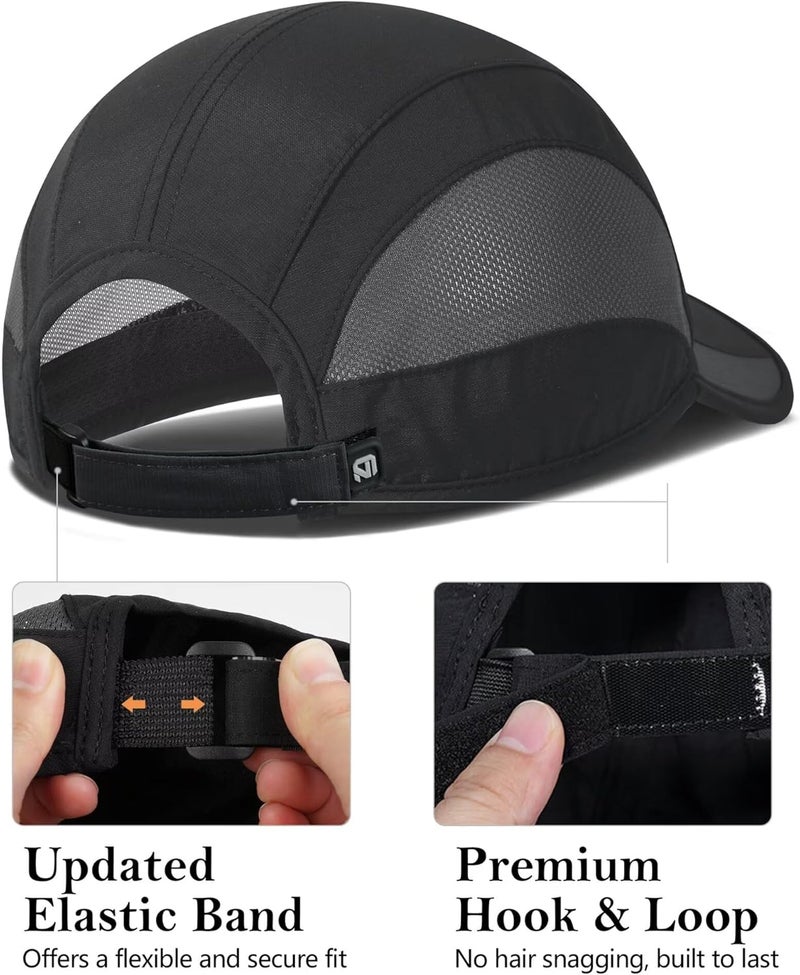 GADIEMKENSD Unstructured Quick Dry Sports Cap Outdoor Sun Protective Unisex - Image 3