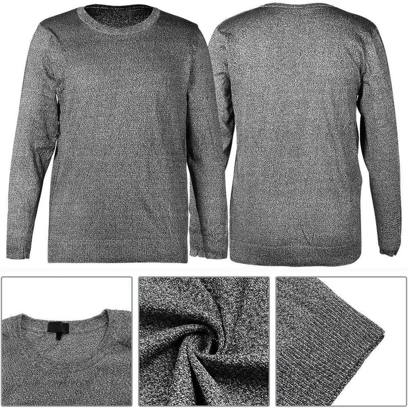 cheekyglo 5-level Protective Gear with Round Neck and Long Sleeves, Safety Protection Cut-proof and Shatter-resistant Clothes(M) M - Image 4