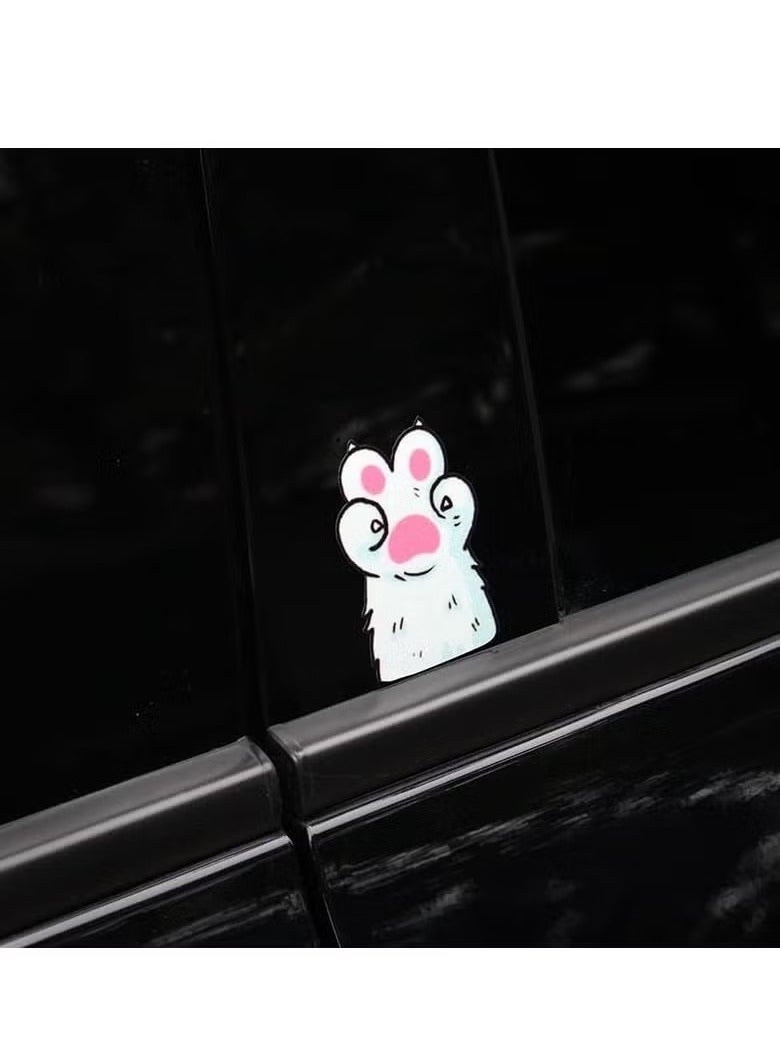 Generic Cat Paw Vinyl Car Sticker, Paw Print Scratch Cover Funny Bumper Decal for Auto, Truck, Motorcycle, Wall, Window  - Image 5