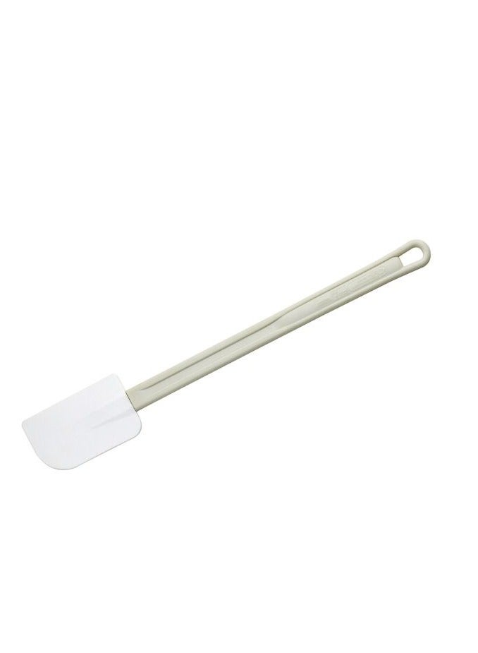 Paderno White Spatula with hanging loop 28cm, PA+ Heat resistant up to 220°C, lightweight, safe for non-stick cookware, dishwasher safe. Italy 